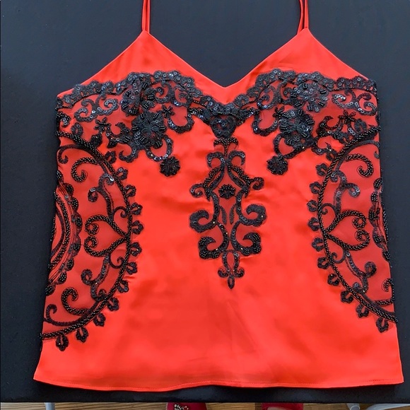 Silk lace-embellished top - Picture 3 of 8